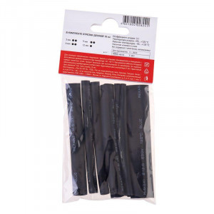 Набор термоусаживаемых трубок СТТК №7 GLUE 3:1, 10 см 29-0107