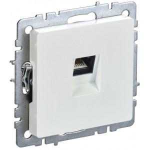 BRITE Розетка компьютерная RJ45 кат.5E РК10-БрЖ жемчуг BR-K10-1-K36