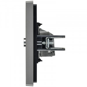 FORTE&PIANO Розетка TV оконечная FP528 сталь IEK FP-A10-O-K46