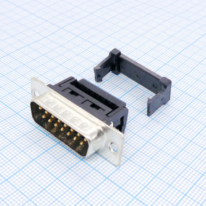 KLS1-222-15-M-L, Вилка 15 pin на шлейф