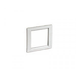 Рамка 2мод. универс. под Brava/VIVA/45х45 сер. металлик F00011G