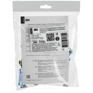 TEKFOR Шина N ноль неизолированная на универсальном держателе 6х9-8-С IEK TF-NN10-08-DL-K07