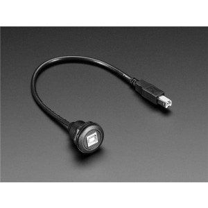 4216, Принадлежности Adafruit  USB B Round Panel Mount Extension Cable - 30cm