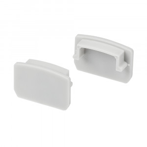 Заглушка ARH-WIDE-H16 глухая 018819, PVC серая заглушка, глухая, для профиля WIDE-H16.