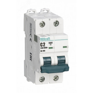 Автоматический выключатель 2P 2A х-ка C ВА-105 10кА 13161DEK