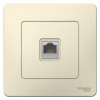 BLANCA скрытой установки розетка компьютерная RJ45, молочный BLNIS045002