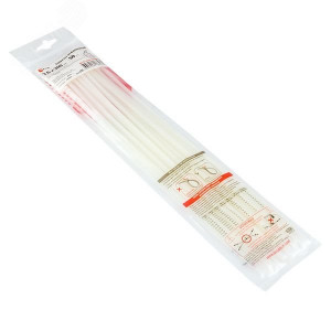 Хомут P6.6 3.6х300 FlexLock стандартный бел. (уп.100шт) PROxima plc-fl-ctsw-3.6x300