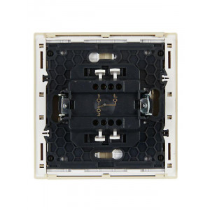 FORTE&PIANO Выключатель 1-клавишный проходной 10А FP403 ваниль IEK FP-V12-0-10-1-K10