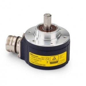 DSM510-1024S007, Кодеры Functional Safety, Rotary Incremental 58MM, 10MM dia shaft, 11 - 30 Vdc supply and PP 11-30 Vdc Output, Dual Quadrature with Index, 1024 ppr, Radial M23 Connector, 12-Pin With Powder coated zinc Cover and shaft key