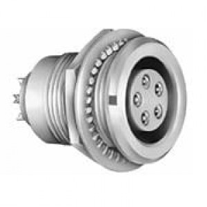 ENG.0B.303.CLL, Цилиндрические защелкивающиеся разъемы FIXED RECEPTACLE W. EARTHING TAG