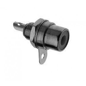 BPJF01AUX, Соединители RCA  FRONT MT JACK BLACK