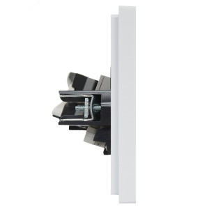 FORTE&PIANO Розетка двойная RJ11+RJ45 кат.5E FP235 белый IEK FP-KT20-O-1-K01