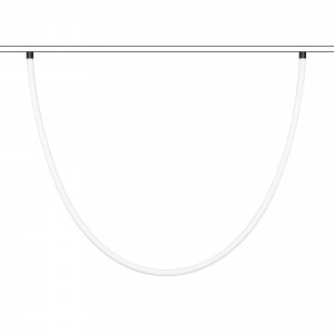 Светильник MAG-FLEX-TUBE-ELASTIC-L2500-35W Day4000 (BK, 360 deg, 48V) 035384, Светильник гибкий для магнитных треков серии FLEX. Мощность 35 Вт, св. поток 2300 лм, 67 лм/Вт, дневной 4000 K, CRI>90, угол 360°, напряжение питания 48 В. Матовый белый фигурный корпус из силикона. Размер: диаметр 30 мм, длина 2500 мм. Монтаж на магнитны