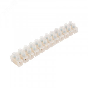 Клеммная колодка винтовая КВ-12 (4-12мм), 16 A, полиэтилен белый (ЗВИ)