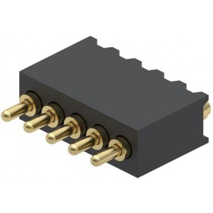 854-22-005-30-001101, Проводные клеммы и зажимы 5P 1R SURFACE MT .252 HEIGHT CONN