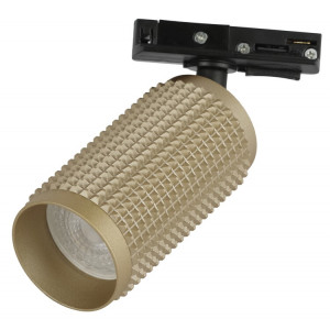 Трековый светильник однофазный TR40-GU10 MG под лампу MR16 матовое золото Б0054200