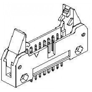 90571-1601, Проводные клеммы и зажимы QF50 SRD HDR VT W/ELV YEL .1AU 60P
