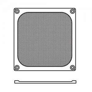 WMG92G, Принадлежности для вентиляторов Wire Mesh Guard for 92mm, Gold Filter