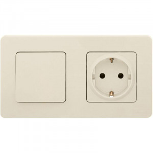 Выключатель 1-кл. Inspiria 10А IP20 250В 10AX механизм сл. кость Leg 673601