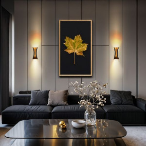 Светильник светодиодный WL42 BK+GD 10Вт 3500К IP54 для интерьера/фасадов черн./зол. Б0054420