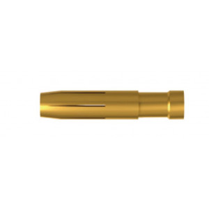 Розеточный обжимной контакт (Au) EGF-1.5, Розеточный обжимной контакт, номинальный ток: 16A, номинальное сечение: 1,5 мм кв., тип покрытия контактов: золото