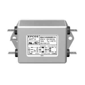B84112G0000M116, Фильтры цепи питания Medical Filter 250volts 16A