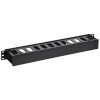 Изображение товара Органайзер пласт. с пальцами и крышкой 19" 1U черн. CO05-1UPC