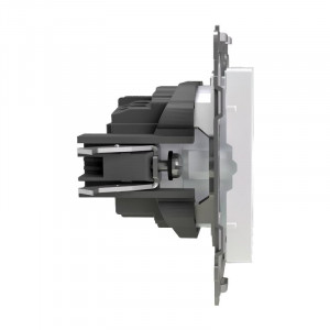 Розетка 1-м СП Pixel 16А IP20 с заземл. механизм перламутр. TKE-PX-R1Z-C04