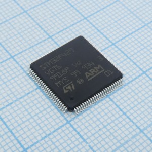 STM32F429VGT6, Микроконтроллер STM 32-бит ядро ARM Cortex M4 RISC 1МБ Флэш-память 2.5В/3.3В 100-Pin LQFP лоток
