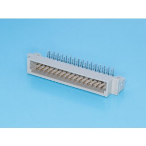 612B/2-32M, Разъем DIN 41612 32 контакта, вилка, прямой угол, 2 ряда