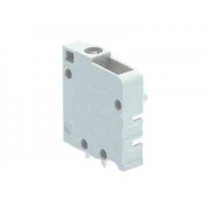 Клемма Wiecon 8285/ 1 TOP V, Клемма вертикальный подвод кабеля, на плату, шаг: 5.08 мм, 1 полюс, фиксация провода винтовая, исполнение: без маркировки, 300V, 16А, цвет: серый