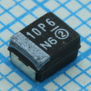TCJB106M035R0200, Конденсатор танталовый полимерный 10мкФ ±20% 35В B_корпус  (3.5 X 2.8 X 1.9мм) для поверхностного монтажа 3528-21 0.2Ом 105°С лента на катушке