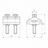 Зажим плашечный CD 150 (16-150/16-150кв.мм) 11100561