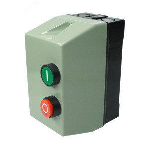 Пускатель электромагнитный ПМЛ-1220 УХЛ4 Б, 380В/50Гц, 1з, 10А, нереверсивный, с реле РТЛ-1014-2 7-10А, в корпусе из пластика IP54, с кнопками ПУСК + СТОП ET511476