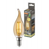 Лампа светодиодная «Винтаж» золотистая WFС37, 7 Вт, 230 В, 2700 К, E14 (свеча на ветру) SQ0340-0348