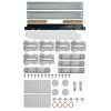Корпус пластиковый КМПн-36 IP65 зел. прозр. дверь TEKFOR TF5-KP72-N-36-65-K03-K06