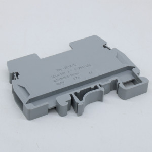 GSPTK6-2-GY, Измерительная клемма, тип фиксации провода: винтовой, номинальное сечение: 6 мм кв., 41A, 500V, ширина: 8,2 мм, цвет: серый, зажимная клетка - латунь, винтовая перемычка, тип монтажа: DIN35