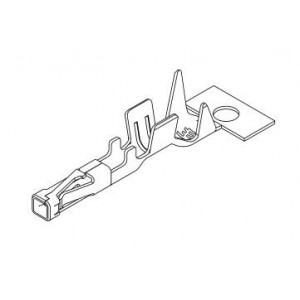 2008625-3 (Cut Strip), Штыревые и гнездовые соединители SOCKET MICRO MNL Cut Strip of 100