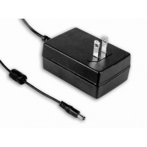 GSM25U24-P1J, Адаптеры переменного тока настенного монтажа 25W 24V 1.04A Medical USA plug