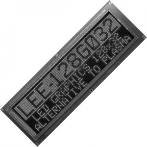 LEE128G0320001E90, Светодиодные дисплеи и аксессуары 128X32 Orange LEDS