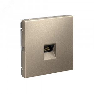 ARTGALLERY РОЗЕТКА компьютерная RJ45, кат. 5е, механизм, ШАМПАНЬ GAL000583