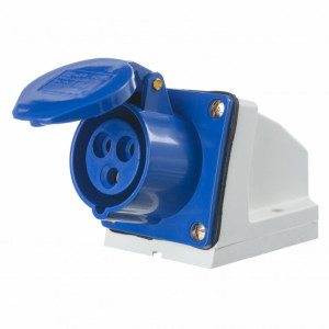 Розетка стационарная 113 2Р+РЕ 16А 220В IP44 РС-102 DEK C2 26028DEK