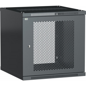 Шкаф LINEA WE 12U 600x650мм дверь перфорированная черный LWE5-12U67-PF