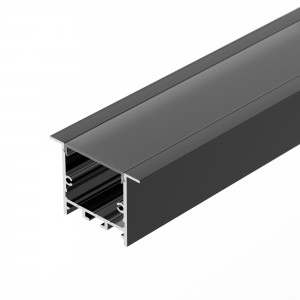 Профиль SL-LINIA49S-F-2000 ANOD BLACK 039389, Алюминиевый анодированный профиль для светодиодных лент и линеек. Цвет - чёрный. Габаритные размеры (LхWхH): 2000x49x37,5 мм, паз для установки 35 мм. Ширина площадки для ленты 30,5 мм. Экраны, заглушки и другие аксессуары приобретаются отдельно. Цена за