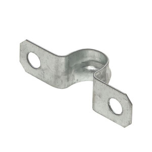 Скоба металлическая двухлапковая d14-15 мм (10 шт) PROxima sm-2-14-15-r