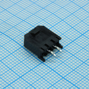 L-KLS1-XM1-3.00-1X02-S, 3.0mm Pitch Molex Micro Fit 3.0 Wire To Board Connector,Single layer,02 pins,Straight male pin.