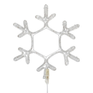 Фигура Снежинка цвет белый, размер 45x38 см 501-212-1