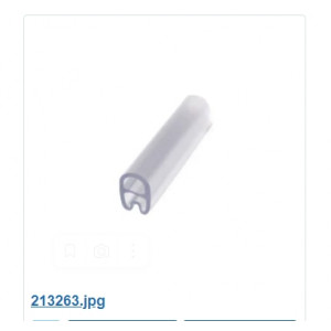 brd213263, DMC-1.5/2.5-30  пластиковый контейнер DureSleeve, для кабеля диаметром 1.5-2.5 мм, цвет-прозрачный, длина 30 мм, 500 шт/упак.