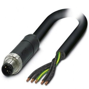 1414868, Кабели для датчиков / Кабели для приводов 5POS Power Cable Black-Gray 1.5m