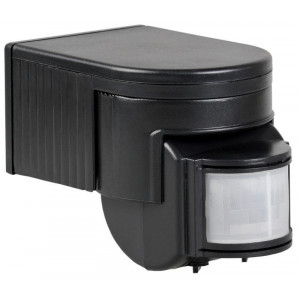 Детектор движения ДД 012 1100Вт угол обз. 180град. дальн. 12м IP44 черн. LDD10-012-1100-002